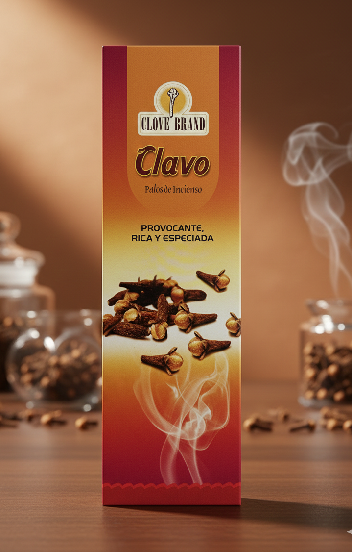 Incienso Clove Brand aroma clavo